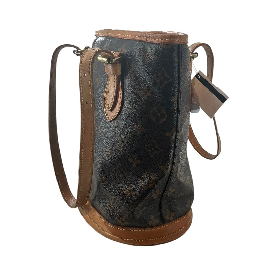 Louis Vuitton Monogram Canvas Bucket PM Shoulder Bag