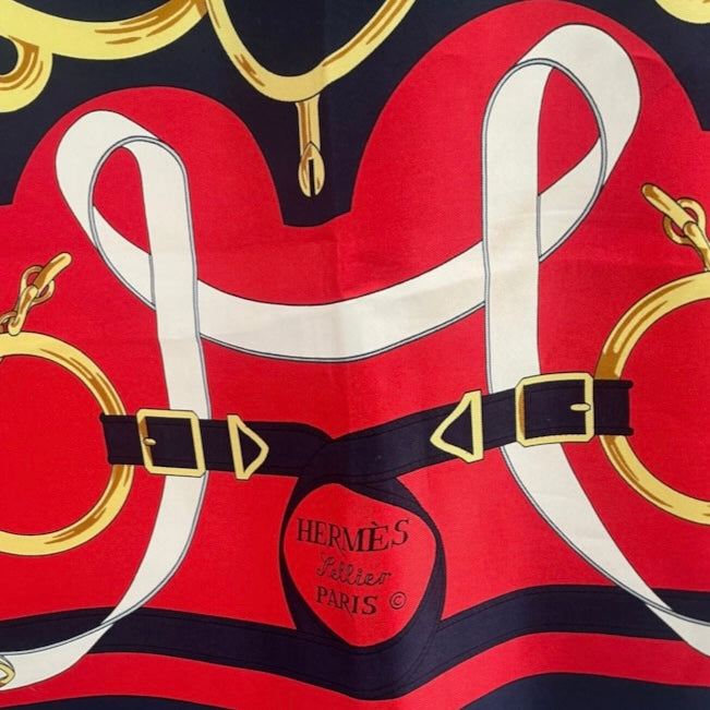 Hermès Sellier Eperon d’Or Scarf