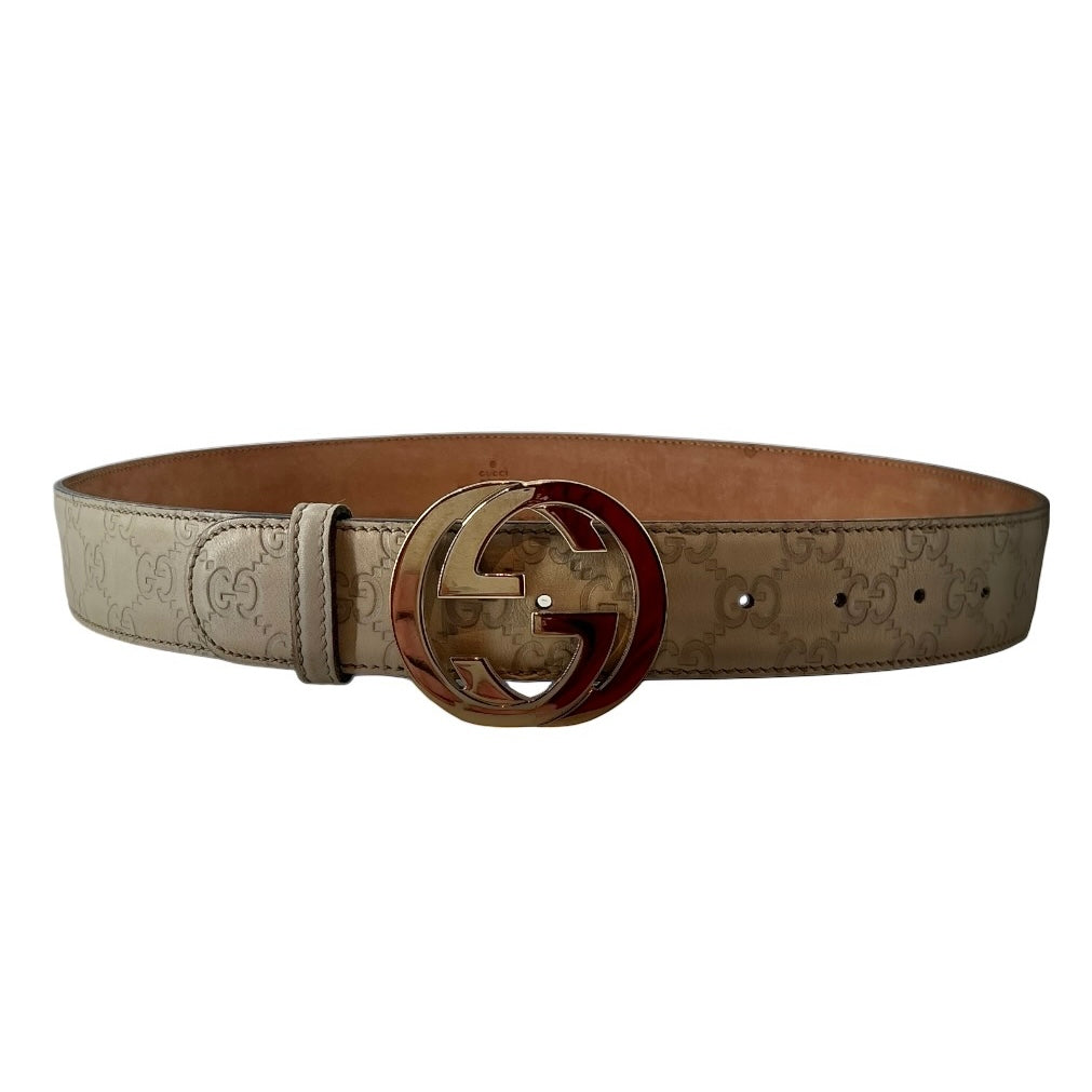 Gucci Guccissima Leather Belt