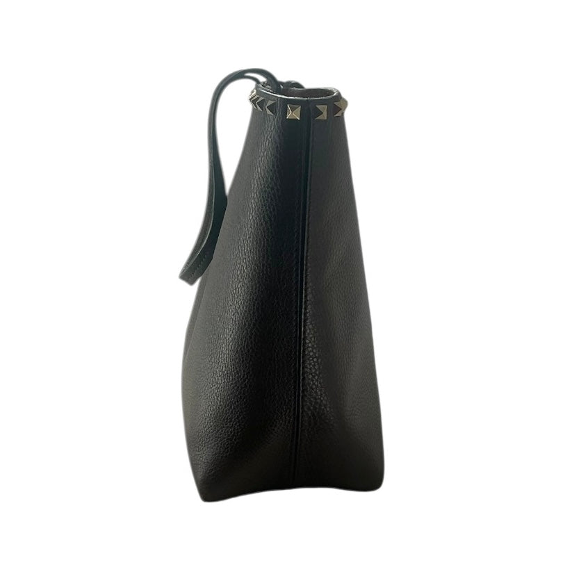 Valentino Garavani Rockstud Grainy Calfskin Tote Bag