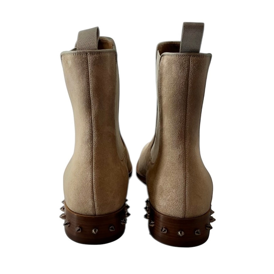 Christian Louboutin So Samson Spike-Heel Suede Chelsea Boot
