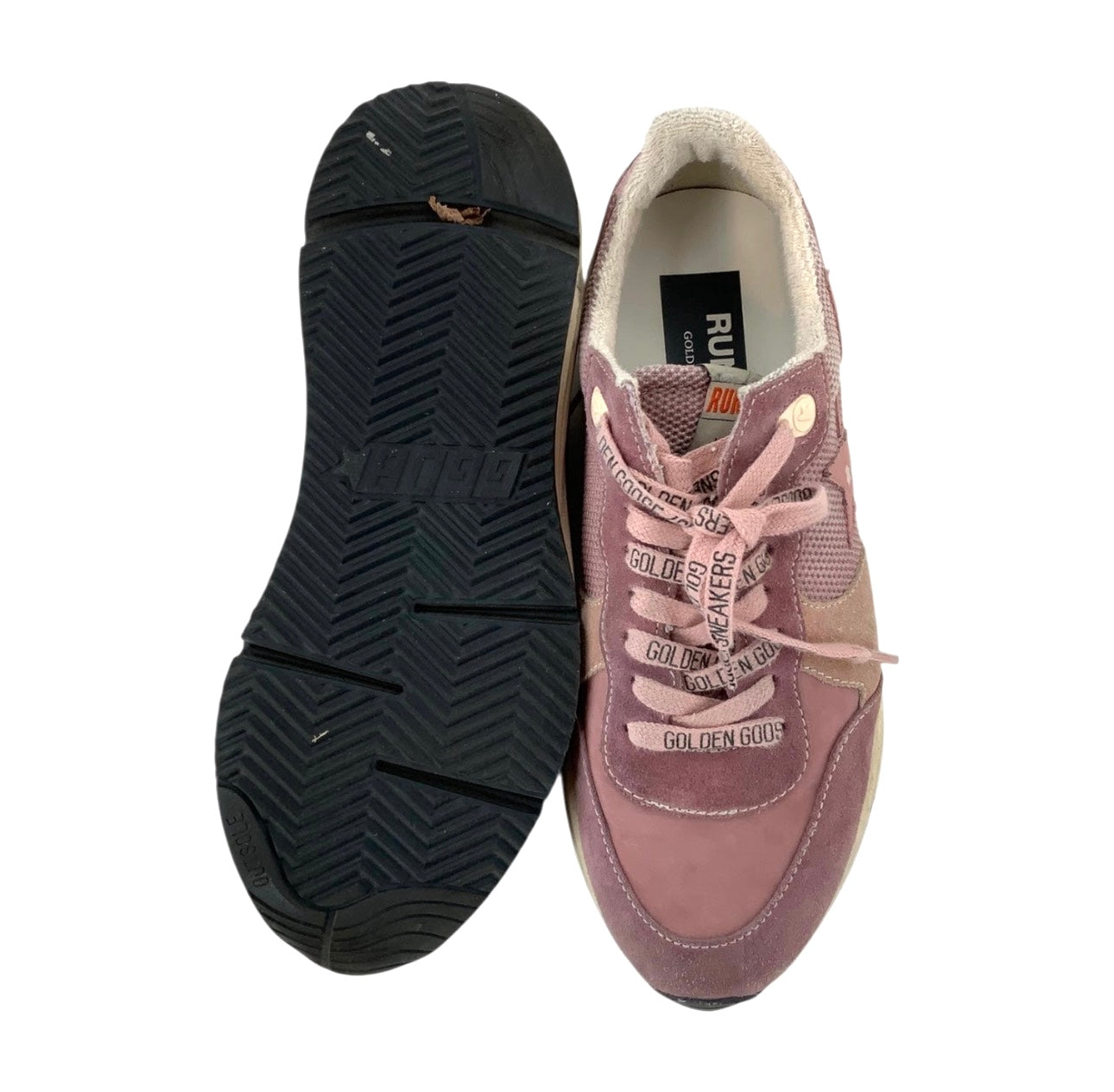 Golden Goose Pink Running Sneakers