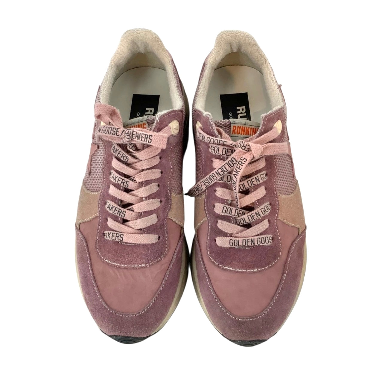 Golden Goose Pink Running Sneakers