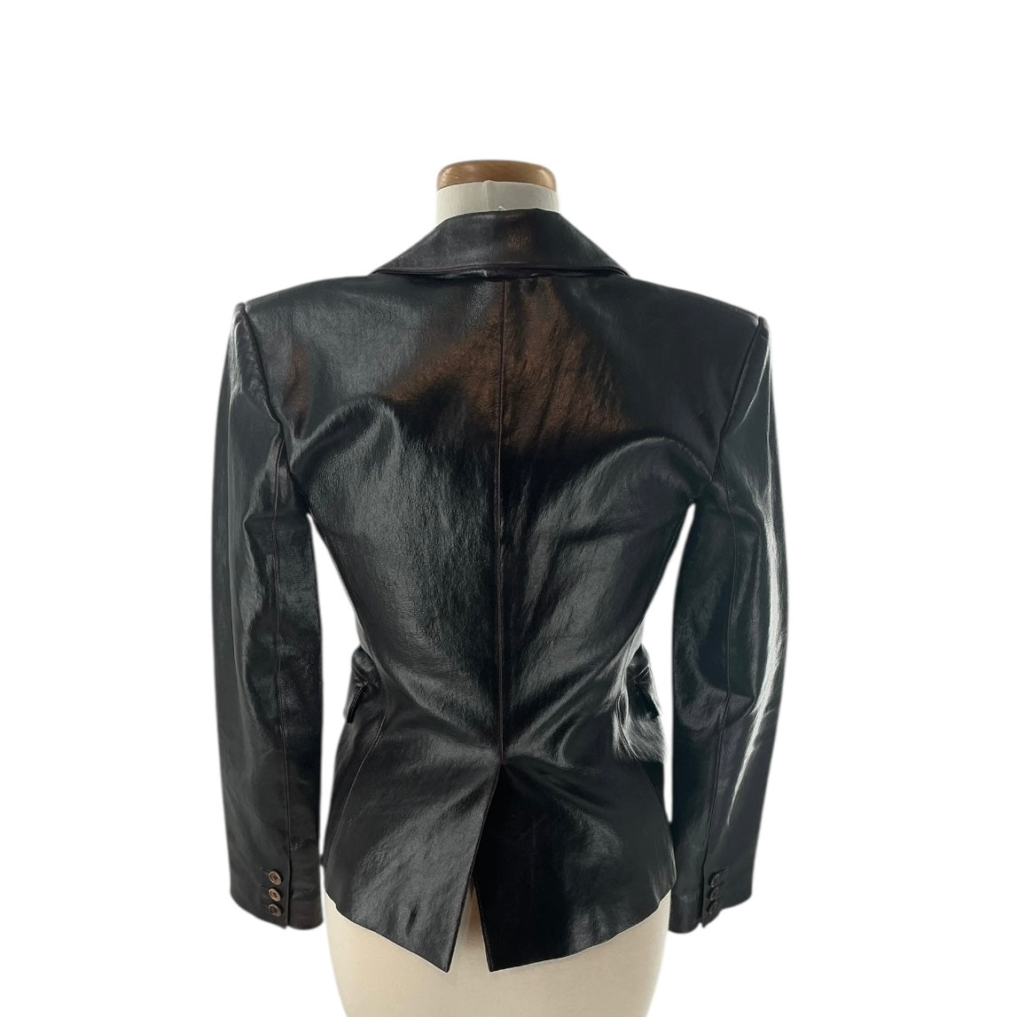 Theory Leather Blazer Jacket