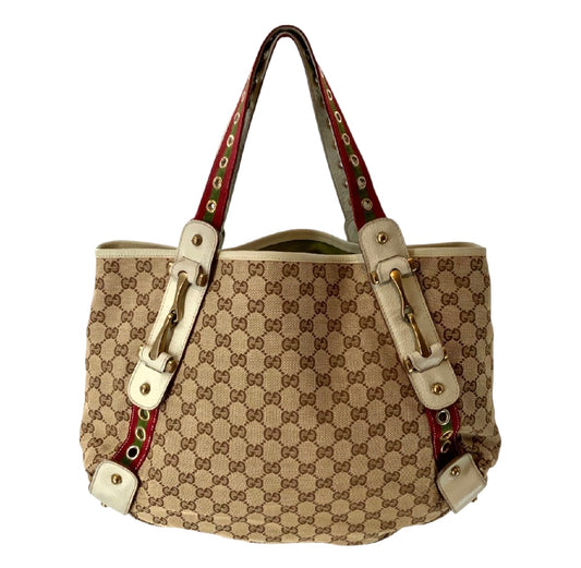 Gucci Pelham GG Canvas Top Handle Bag