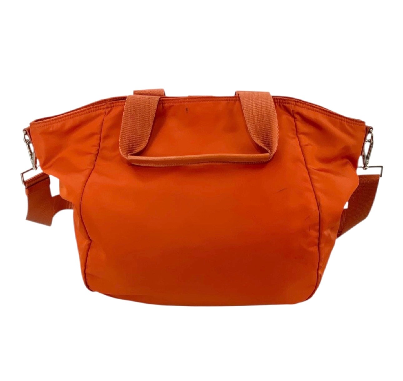 Prada Bright Orange Tote Bag