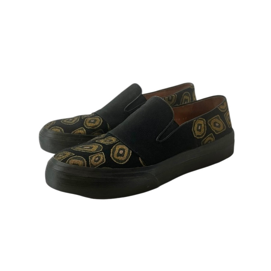 Dries Van Noten Faille and Jacquard Slip-On Sneakers