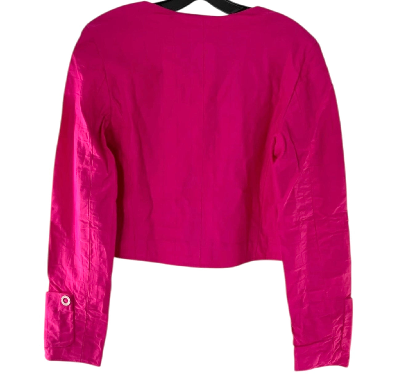 Chanel Identification Quilted Front Zip Jacket