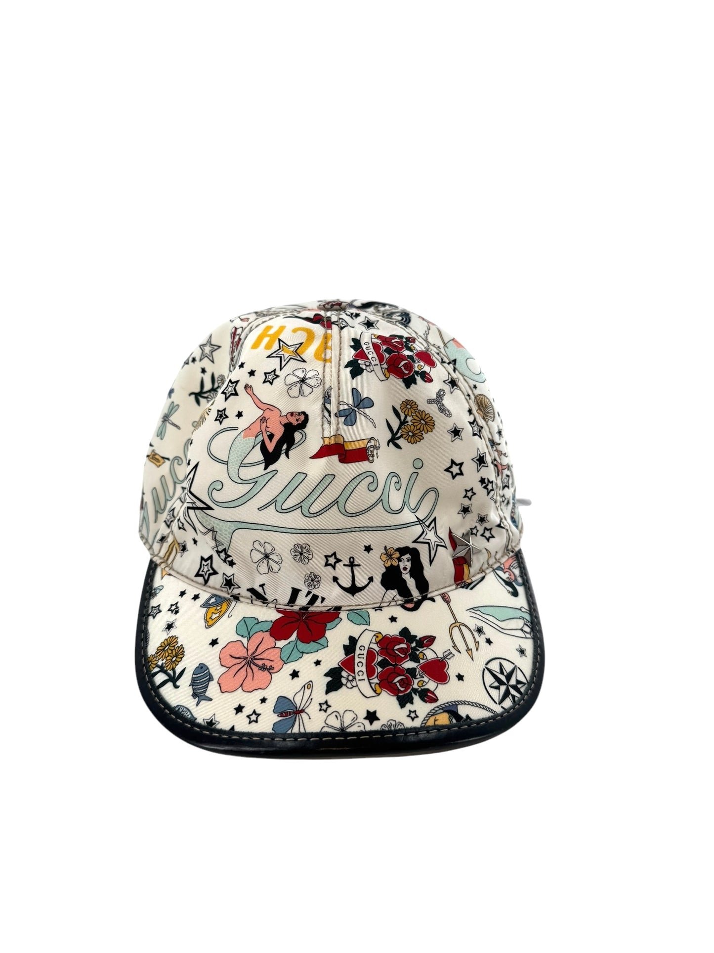 Gucci Allover Print Nylon Hat