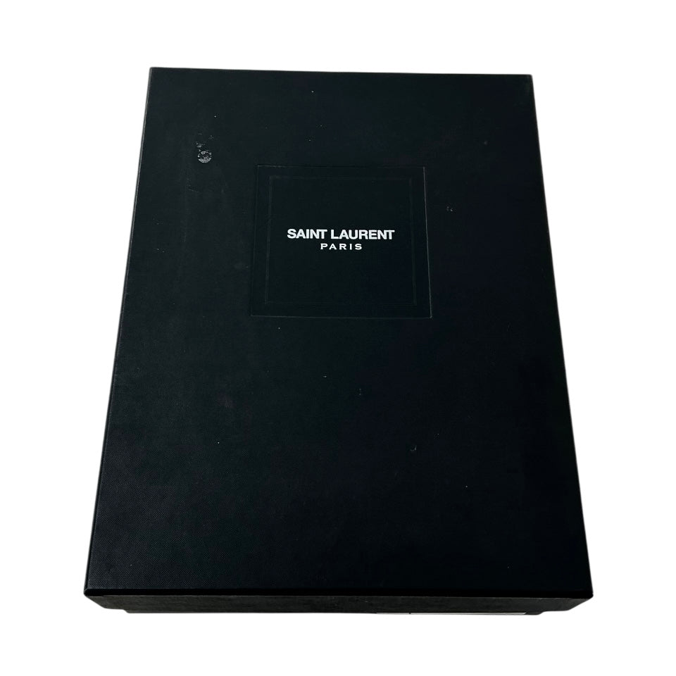 Saint Laurent Studded Leather Ranger Combat Boots