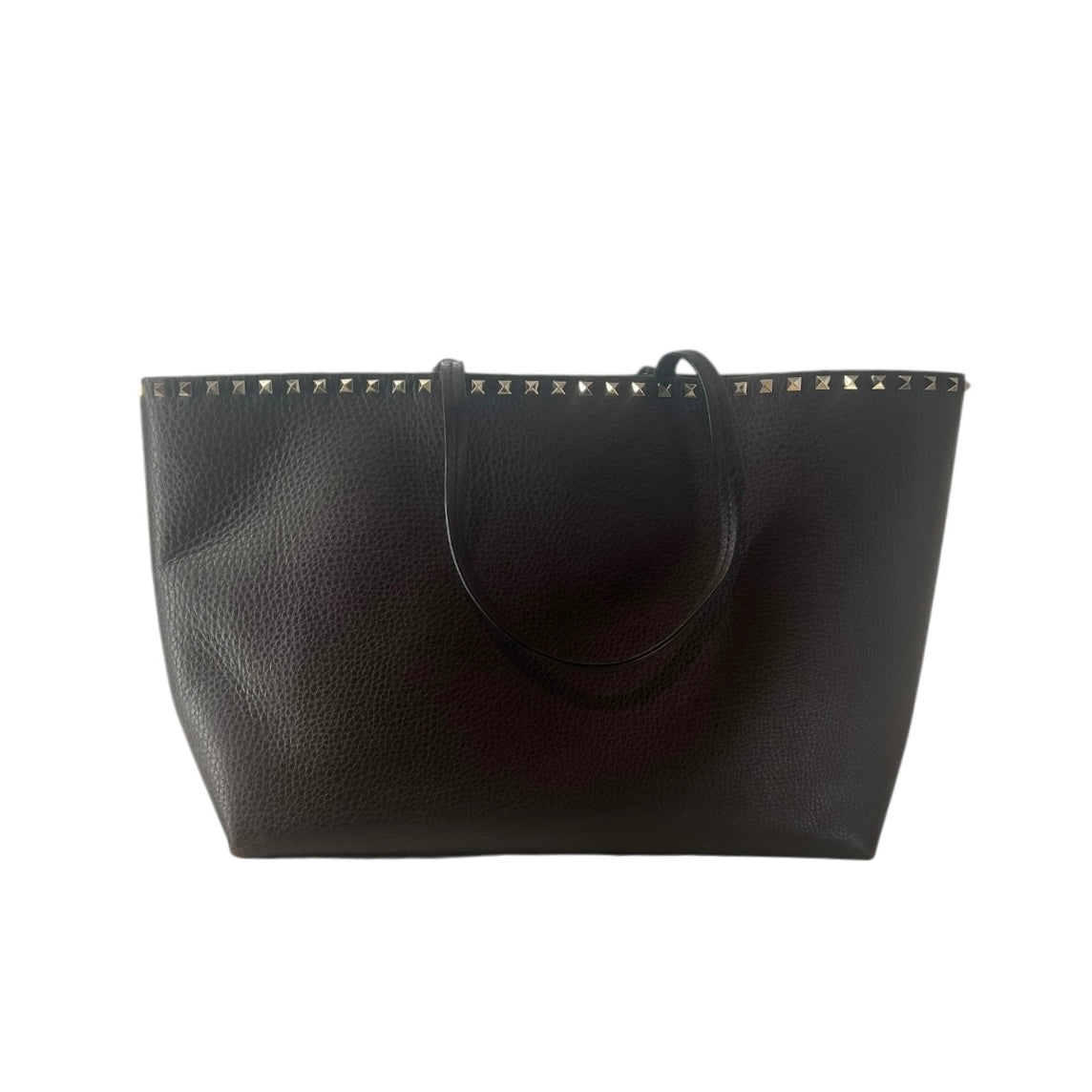 Valentino Garavani Rockstud Grainy Calfskin Tote Bag