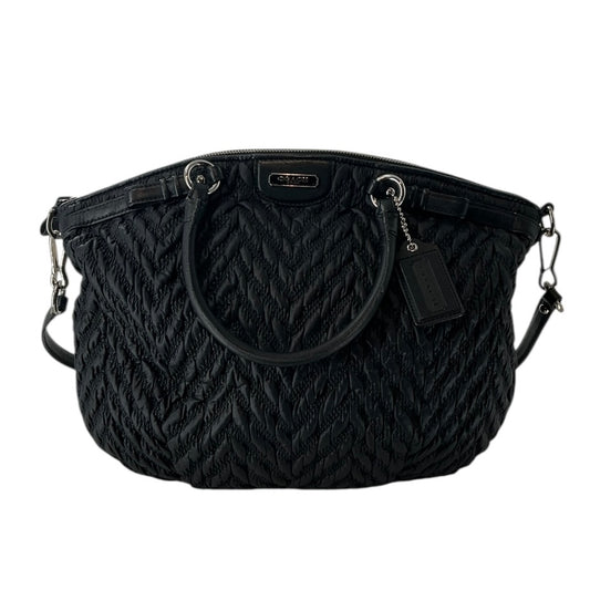 Coach Madison Quilted Chevron Nylon Bag