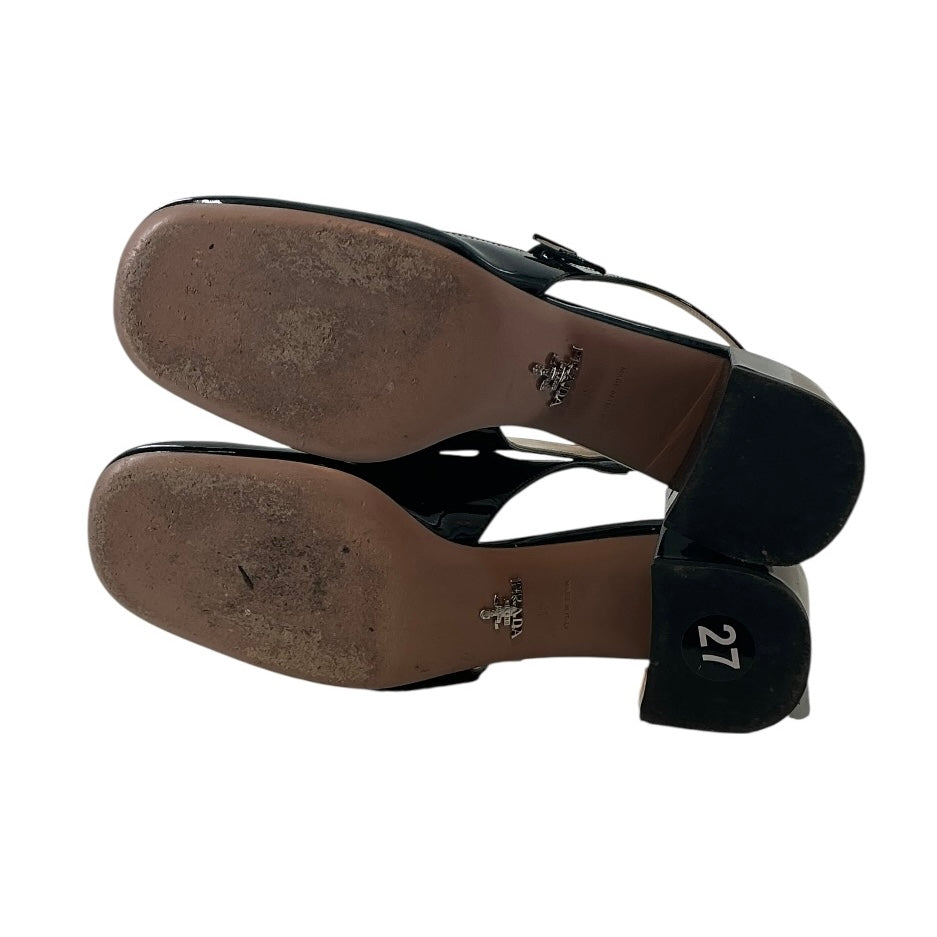 Prada Mary Jane Patent Leather Heels