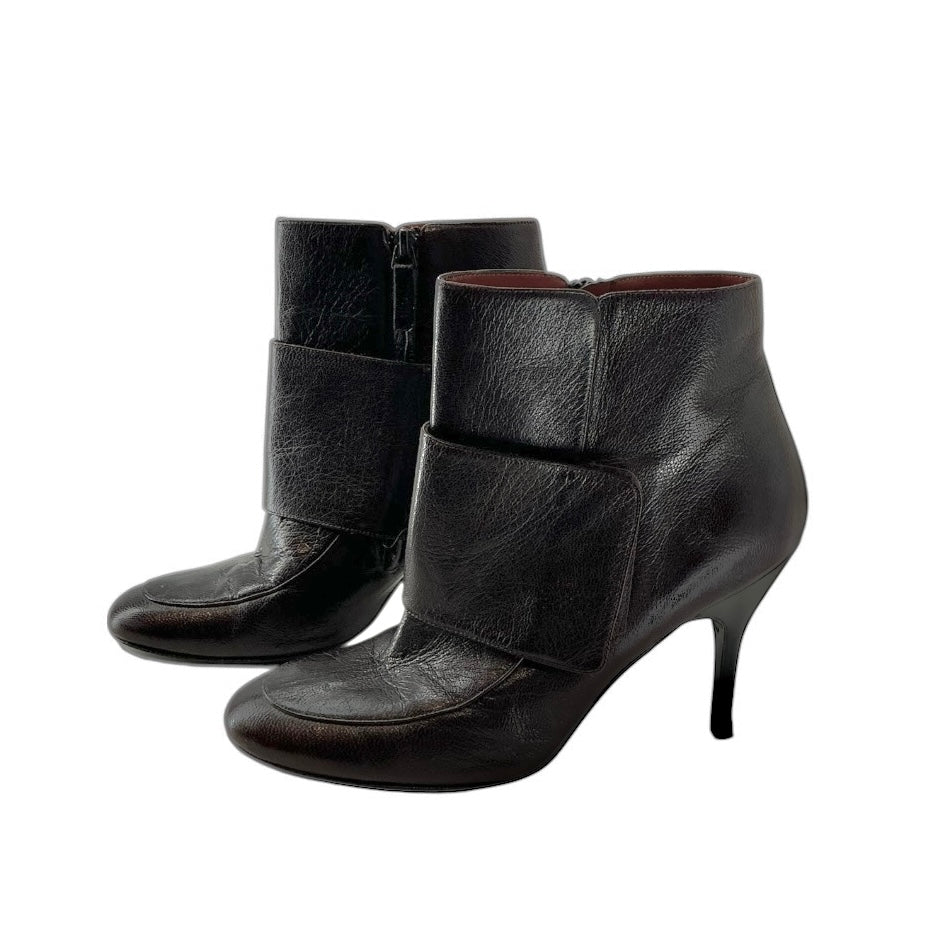 Lanvin Women’s Zip Up Leather Ankle Boot