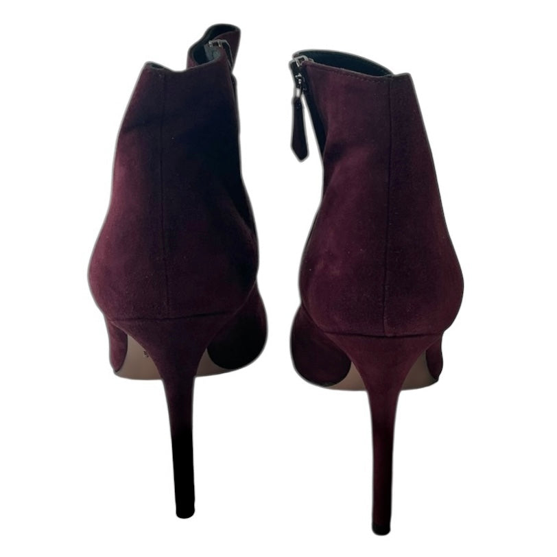 Prada Suede Zip Up Booties