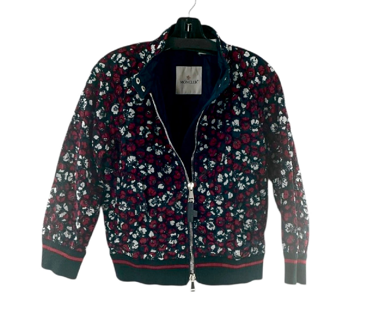 Moncler Women's Floral Print Bomber Jacket