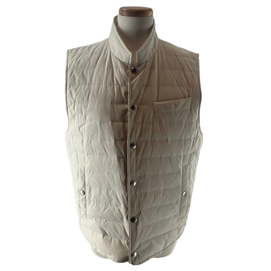 Brunello Cucinelli Bonded Taffeta Lightweight Down Vest