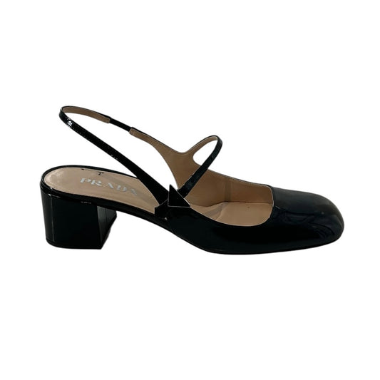 Prada Mary Jane Patent Leather Heels