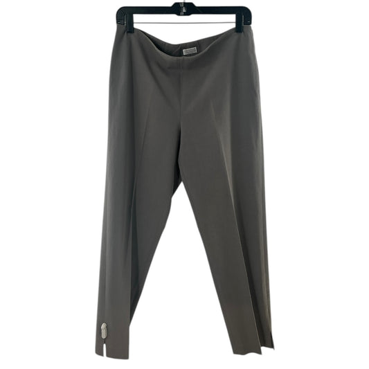 Brunello Cucinelli Gray Straight-Leg Trousers