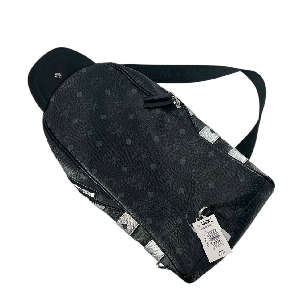 MCM Visetos Spot Medium Unisex Sling Bag