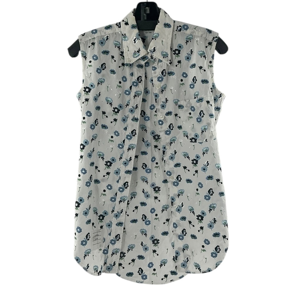 Thom Browne New York Floral Sleeveless Shirt