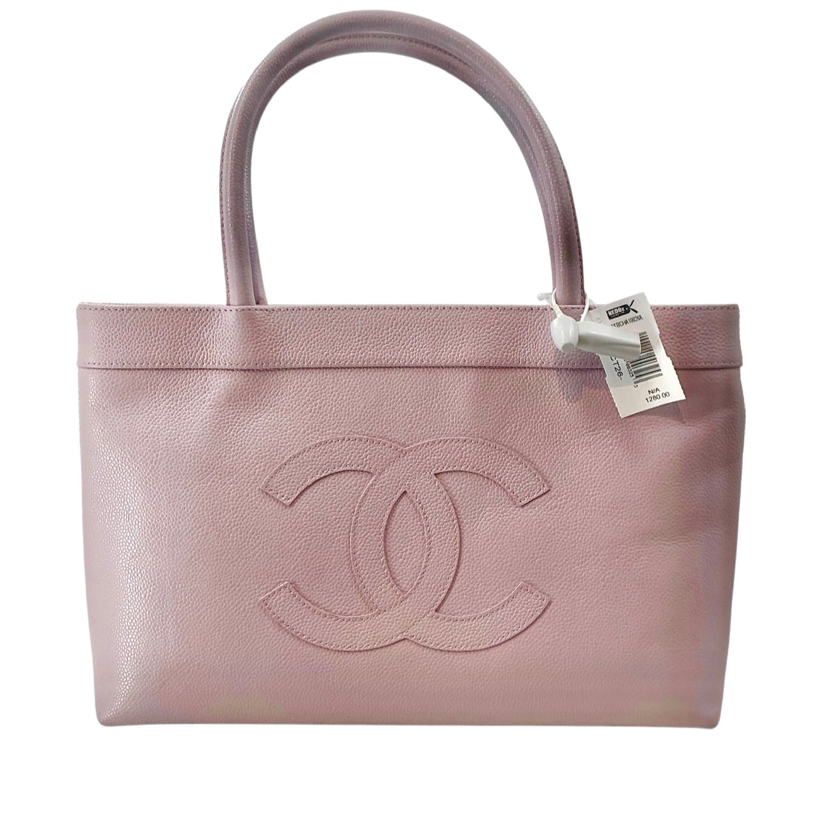 CHANEL Timeless CC Soft Lavender/ pink Caviar Leather Shoulder Shopping Tote Bag
