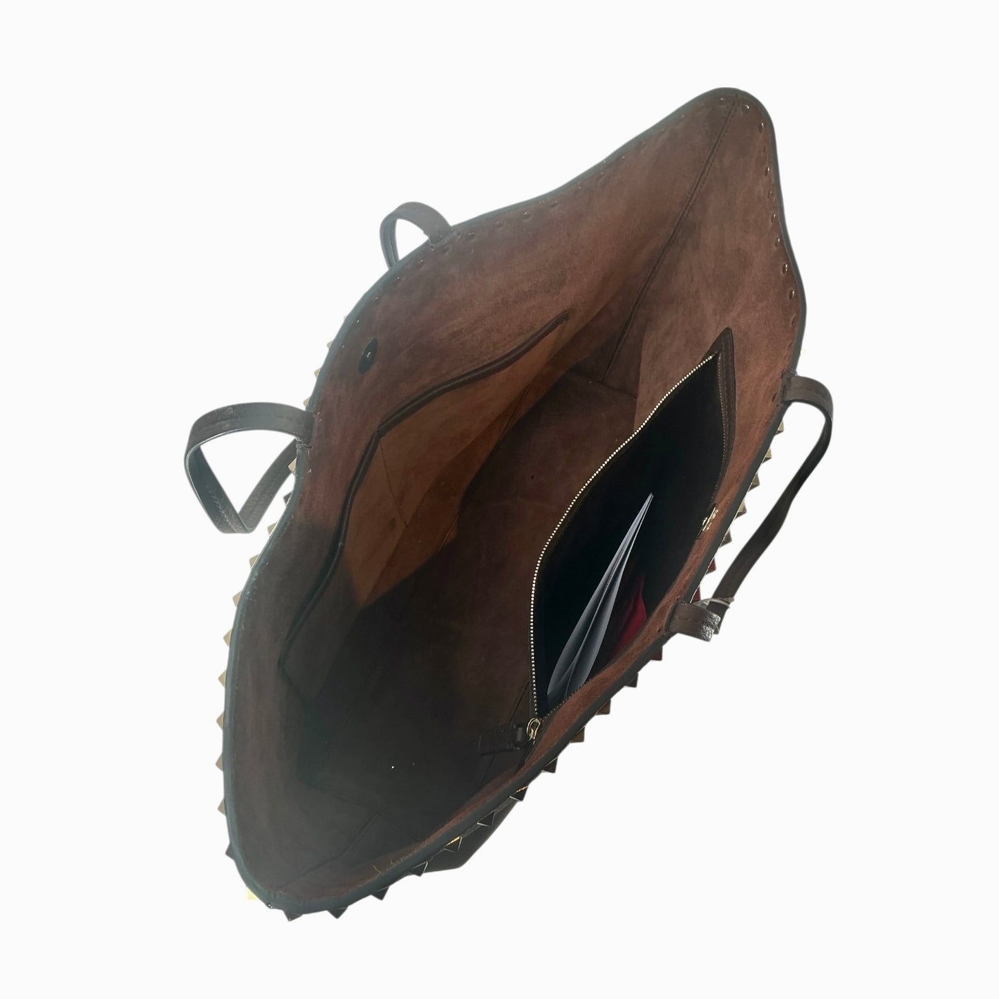 Valentino Garavani Rockstud Grainy Calfskin Tote Bag