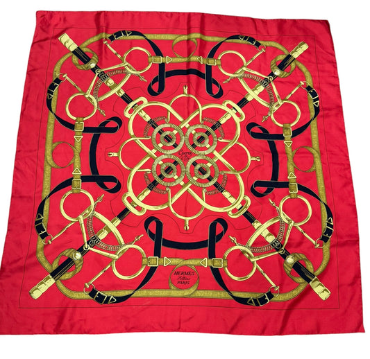 Hermés Eperon d’Or Silk Scarf