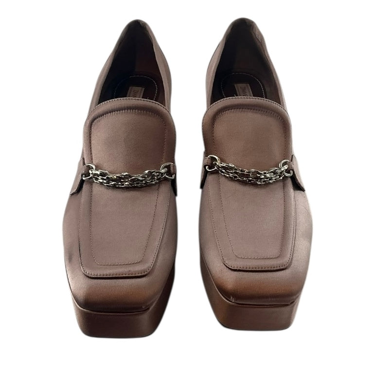 Zimmermann Crescent Satin Platform Loafer