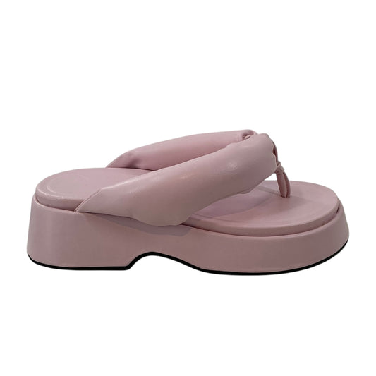 Ganni Pink Chunky Sandals
