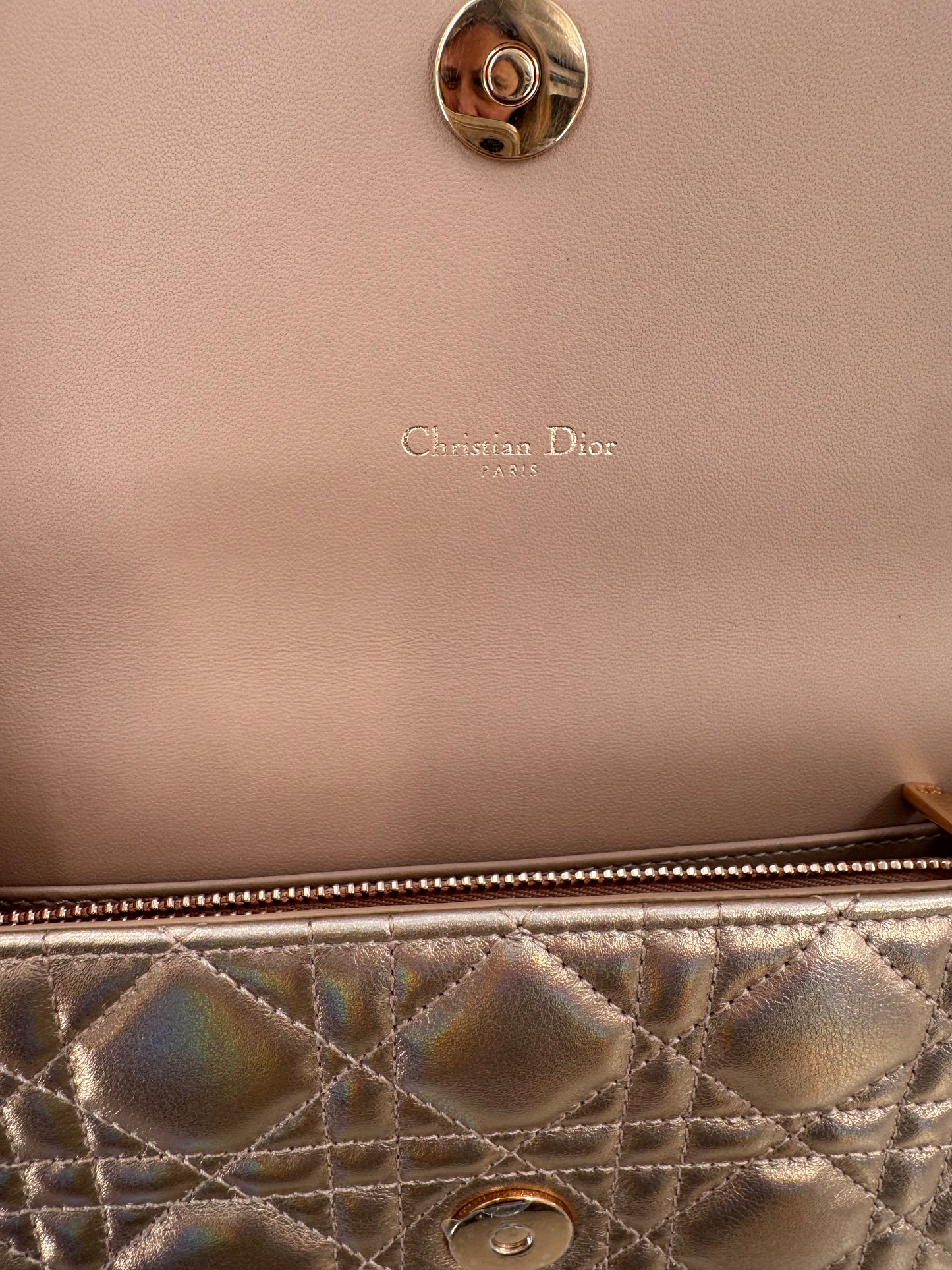 Christian Dior Diorama Wallet on a Chain Bag