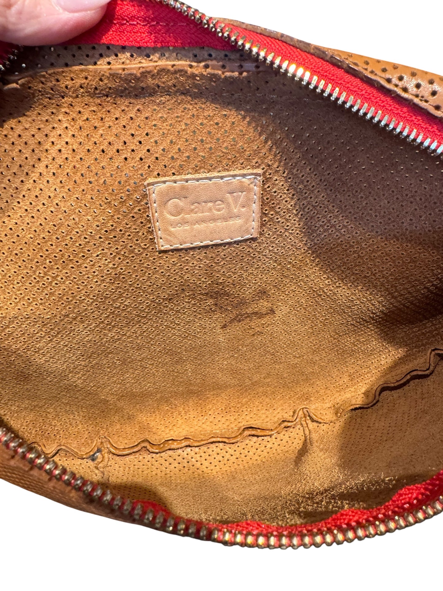 Clare V Perforated Leather Belt Bag