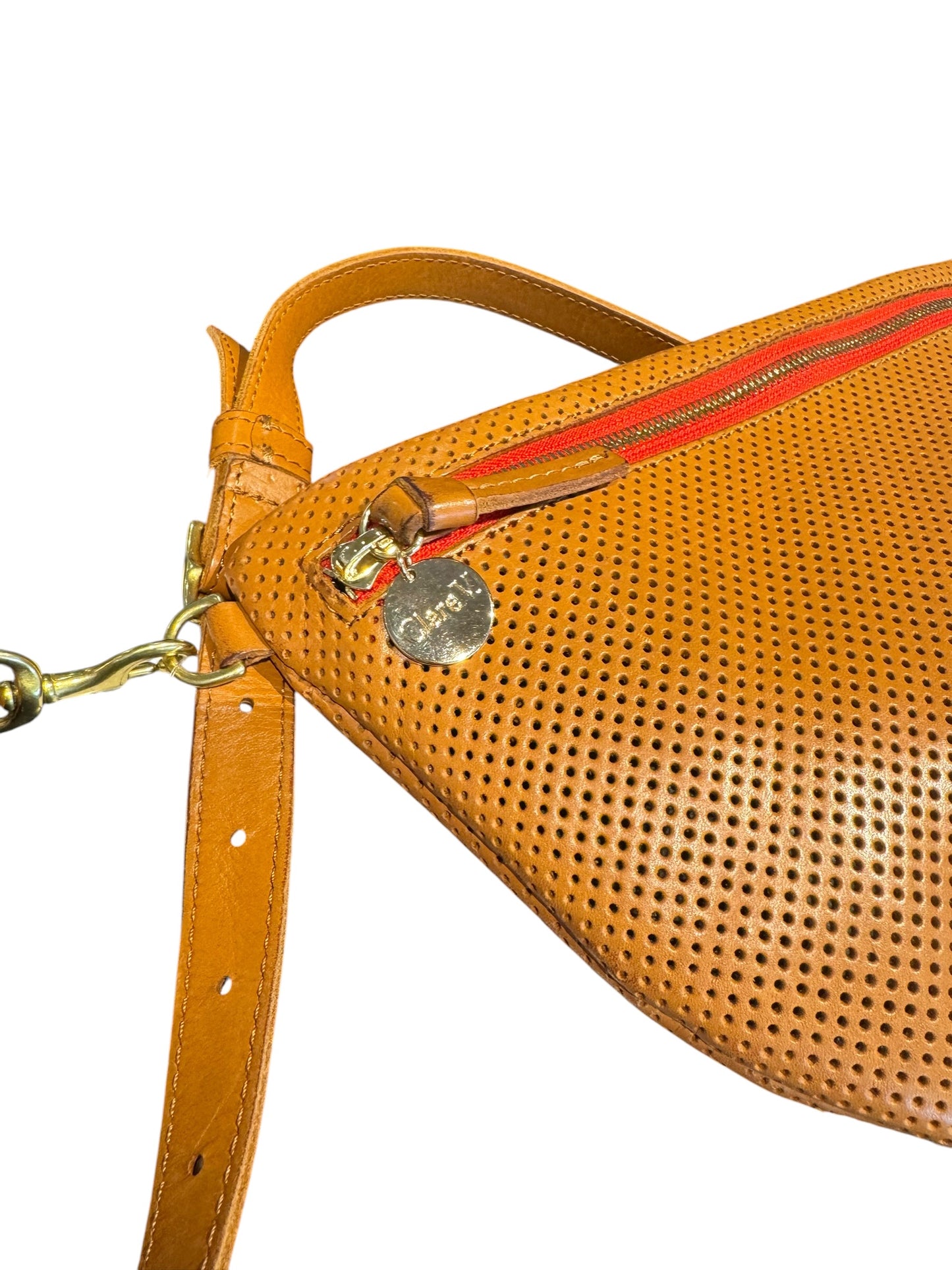 Clare V Perforated Leather Belt Bag