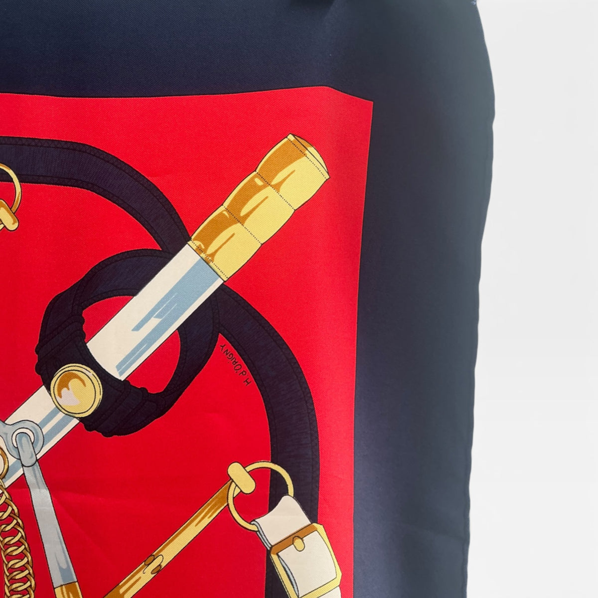 Hermès Sellier Eperon d’Or Scarf