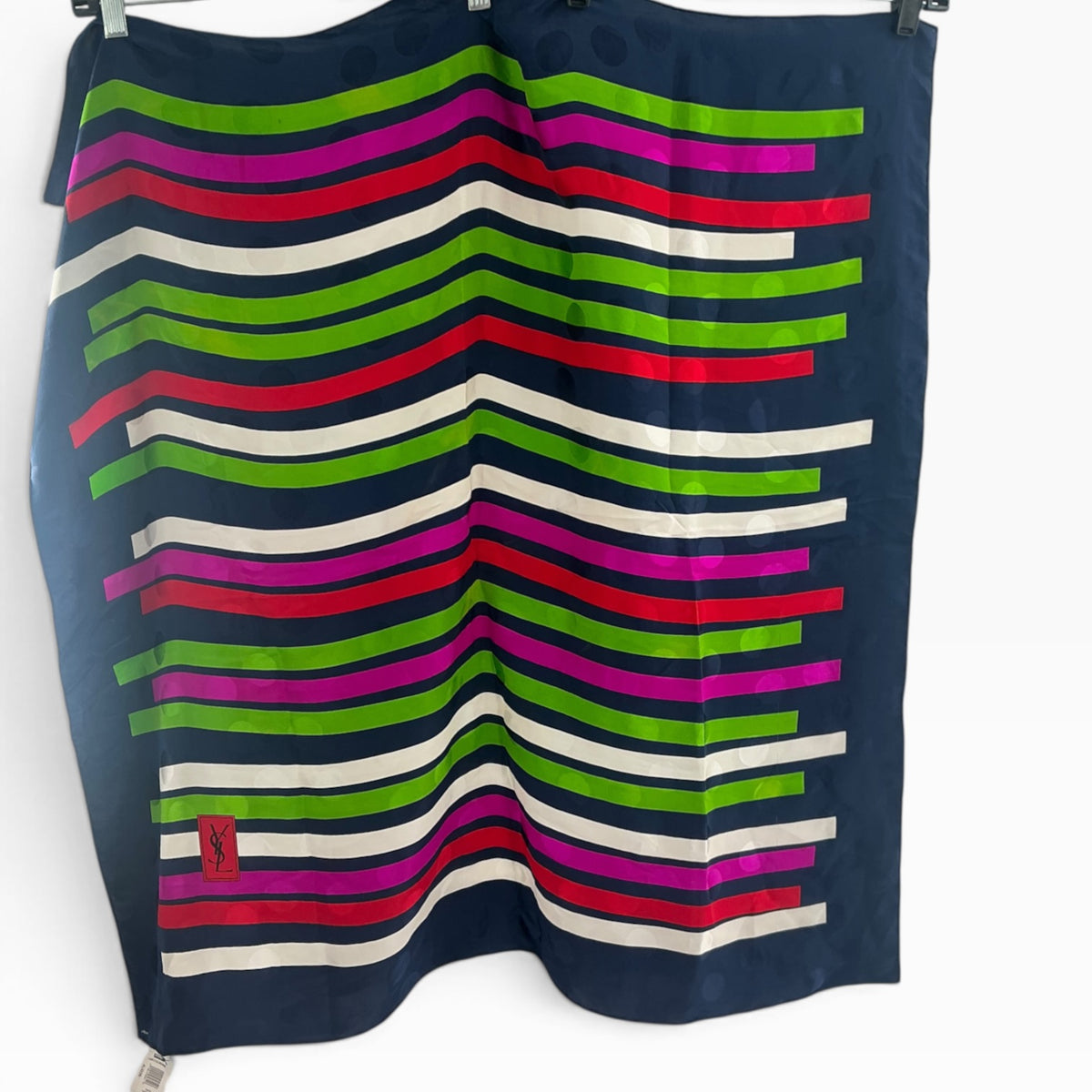 Vintage Yves Saint Laurent  (YSL) silk scarf