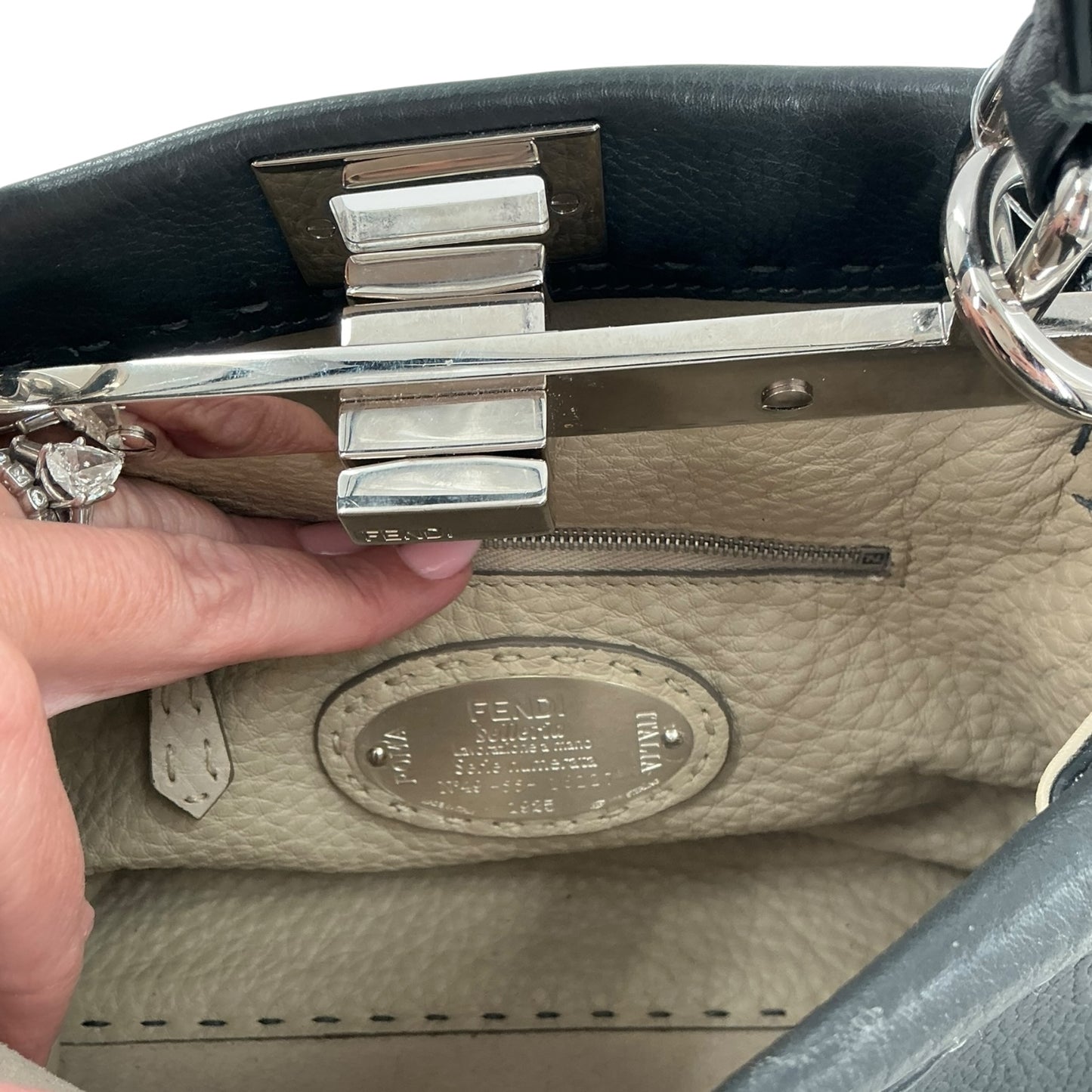 Fendi Selleria Mini Peekaboo Bag