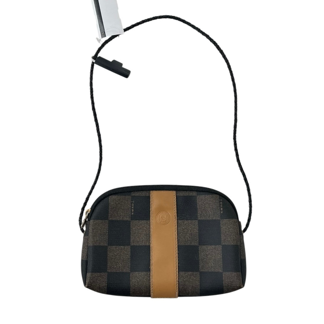 Fendi Vintage Checkered Crossbody Bag