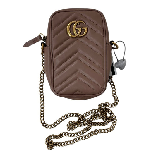 Gucci GG Marmont Vertical Phone Crossbody Bag