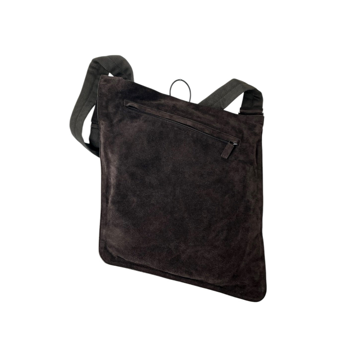 Prada Suede and Mesh Crossbody Bag