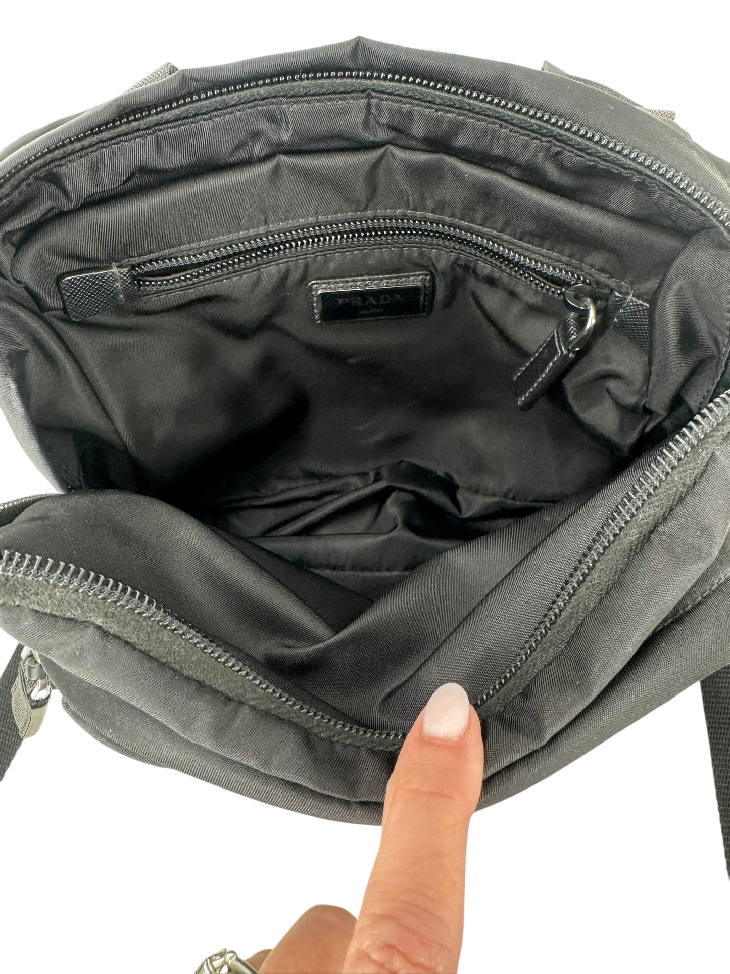 Prada Tessuto Harness Belt Bag