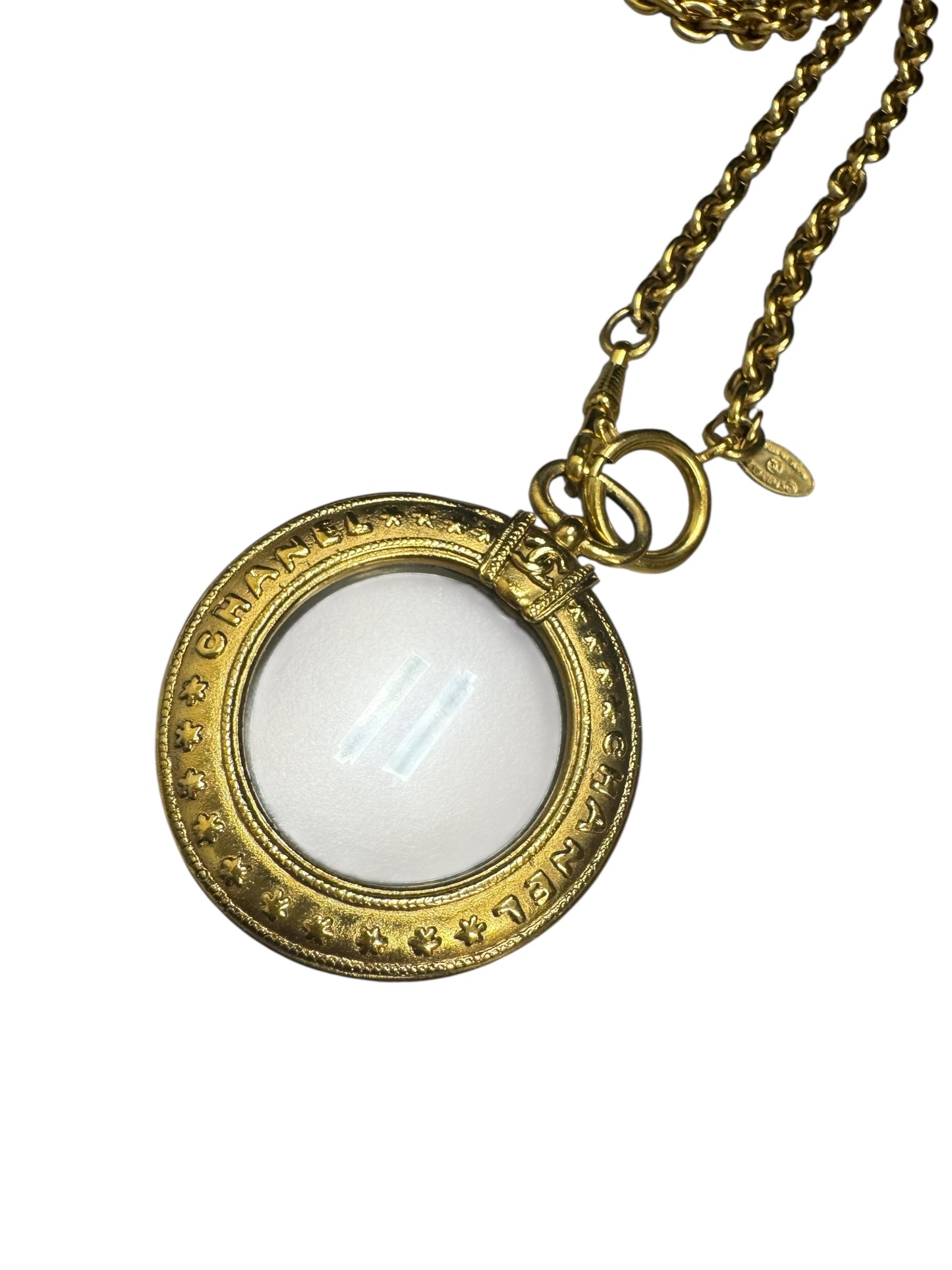 Chanel Magnifying Glass Vintage Necklace