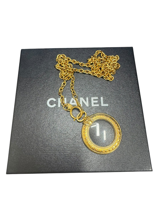 Chanel Magnifying Glass Vintage Necklace