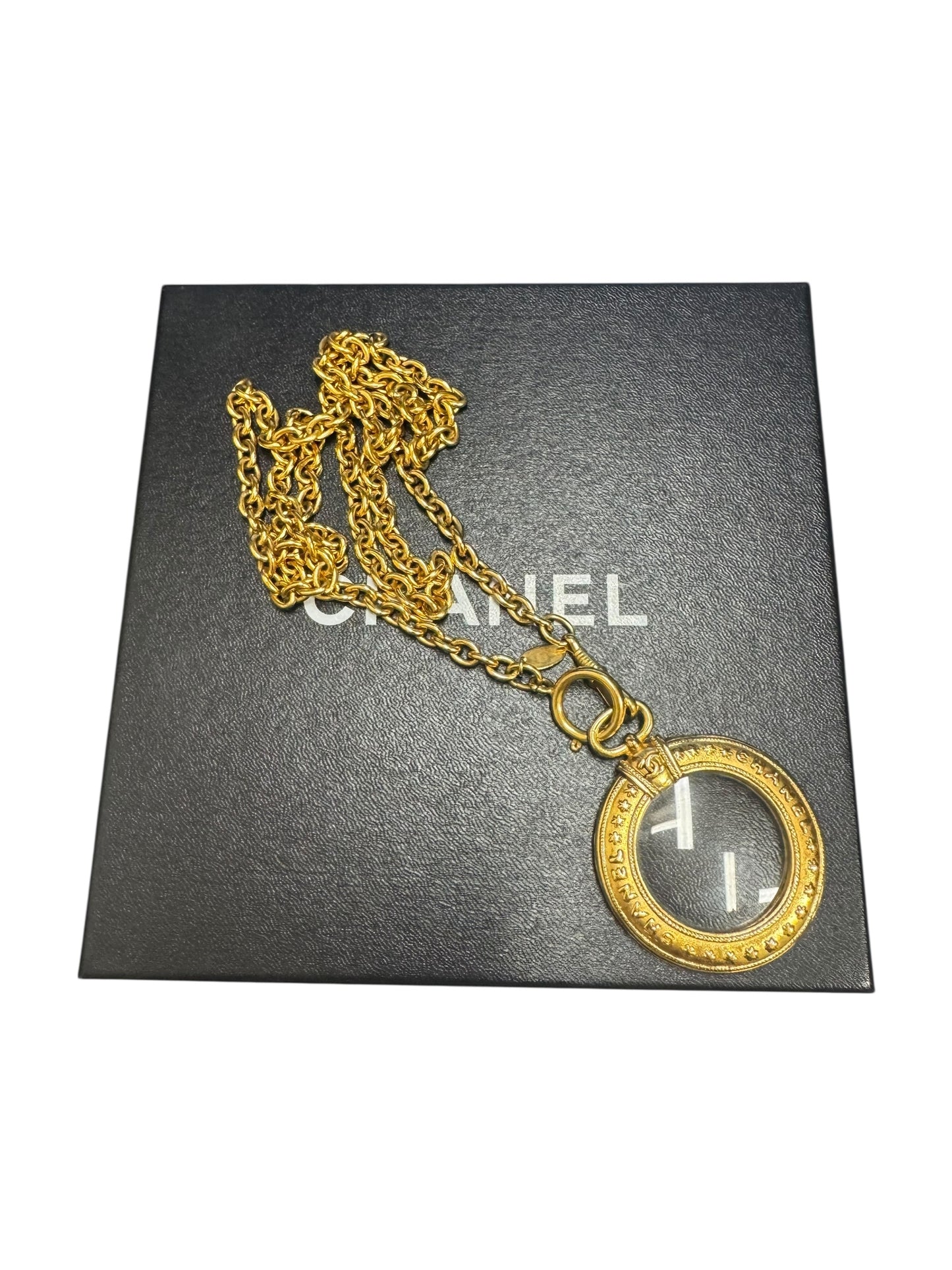 Chanel Magnifying Glass Vintage Necklace