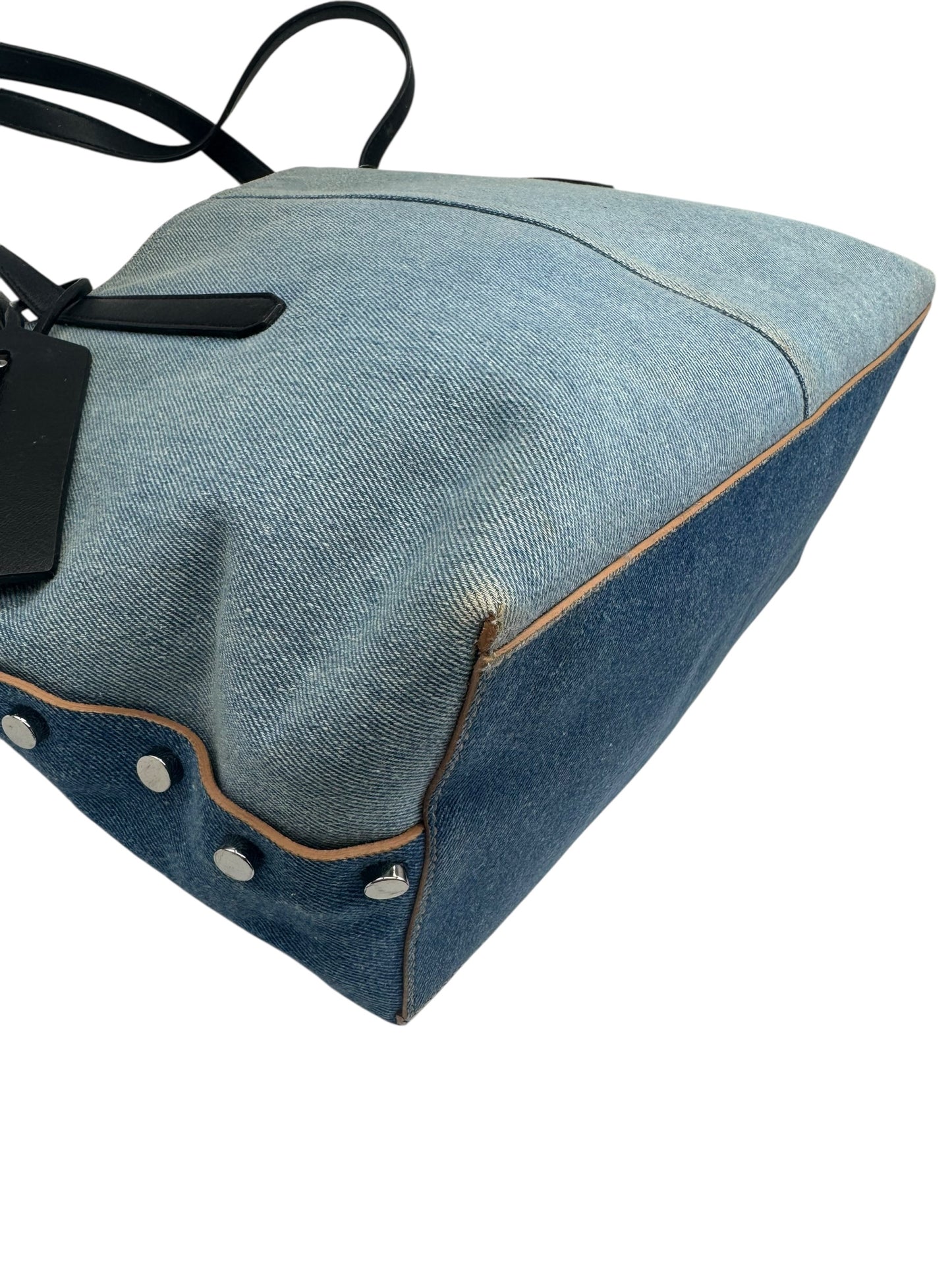 Jimmy Choo Denim Twist Tote Bag