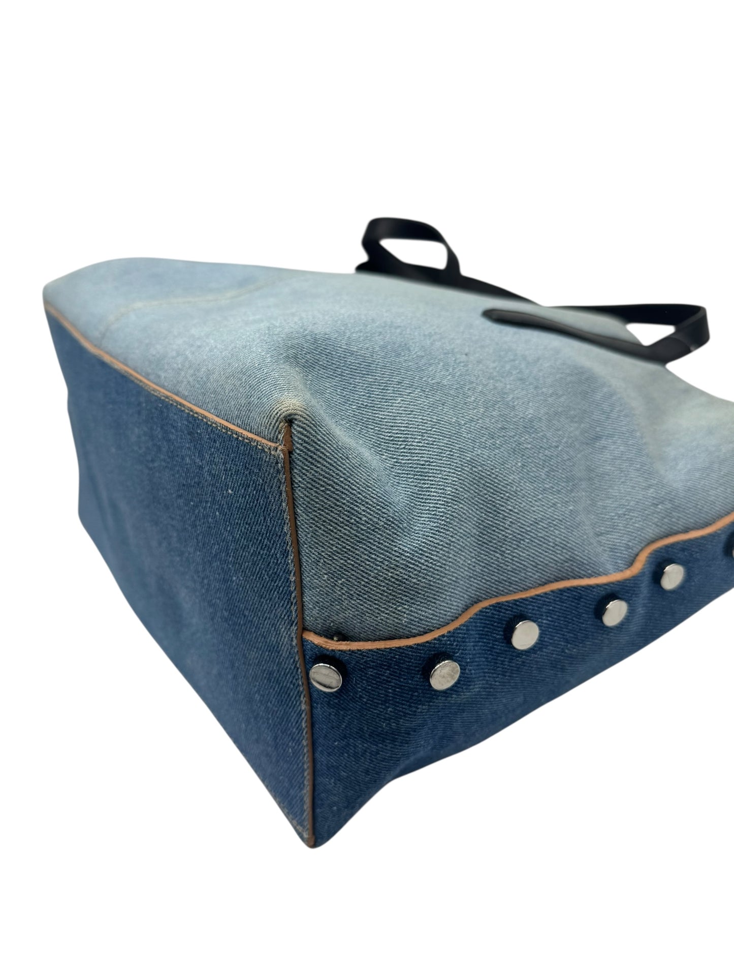 Jimmy Choo Denim Twist Tote Bag
