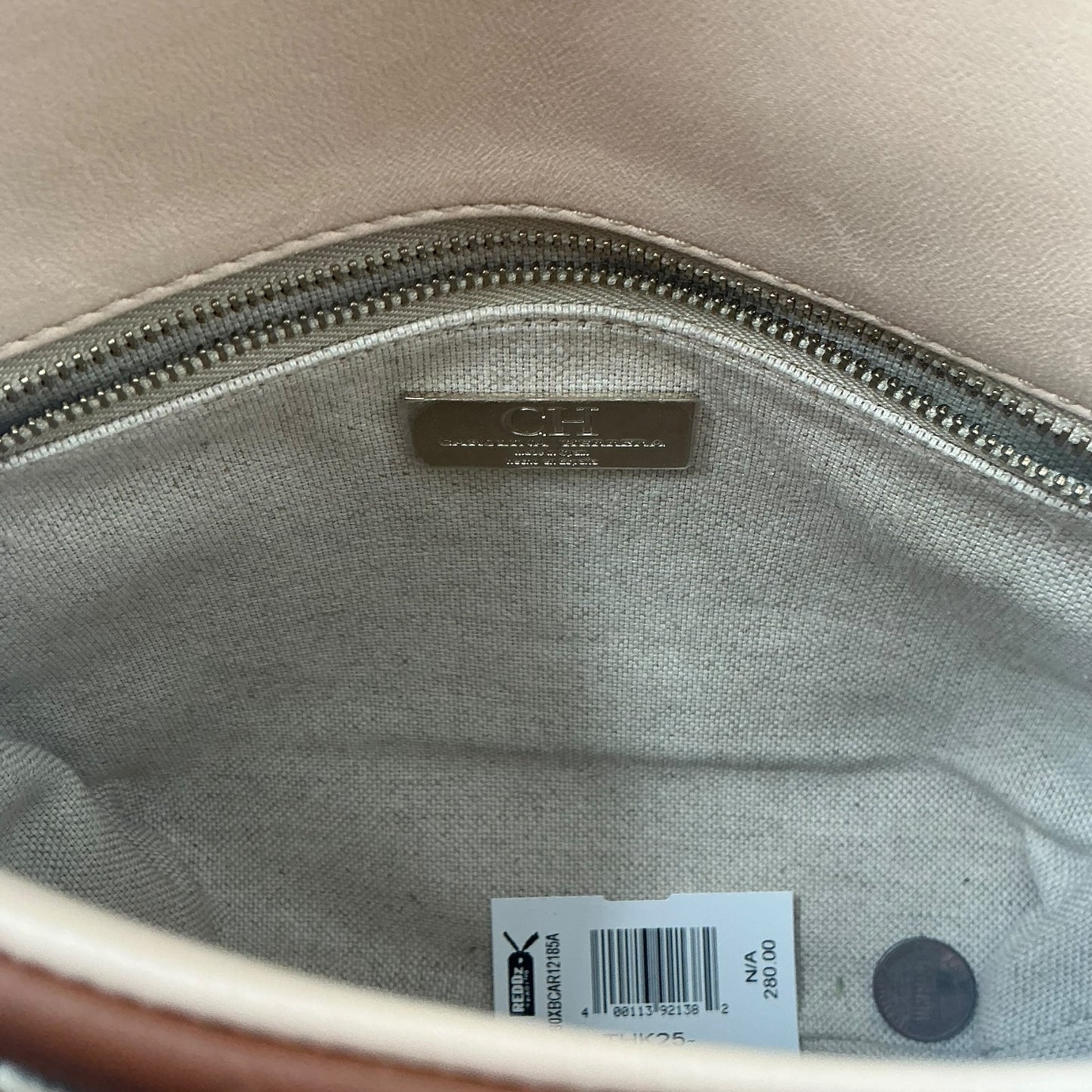 Carolina Herrera Camelot Leather Bag
