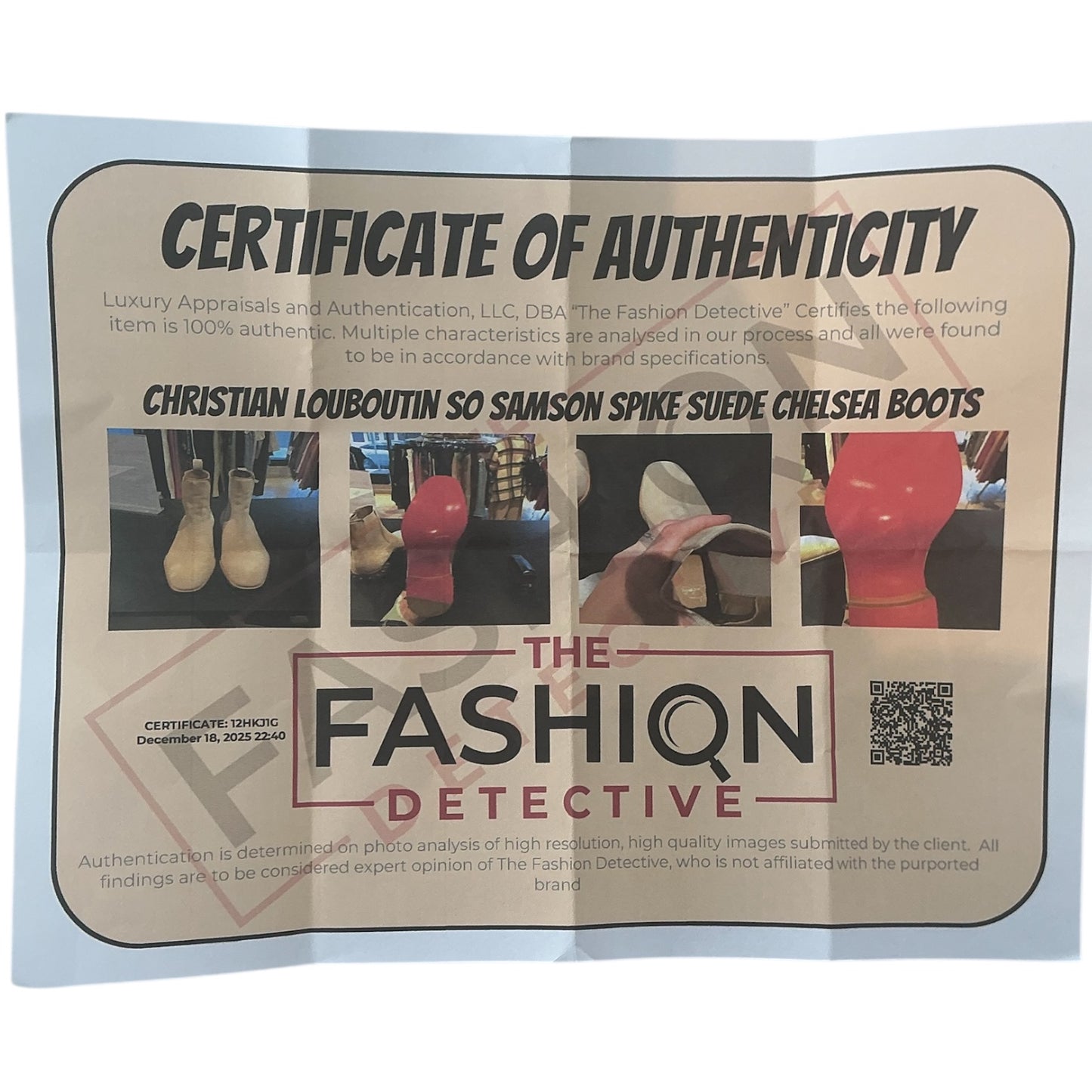 Christian Louboutin So Samson Spike-Heel Suede Chelsea Boot