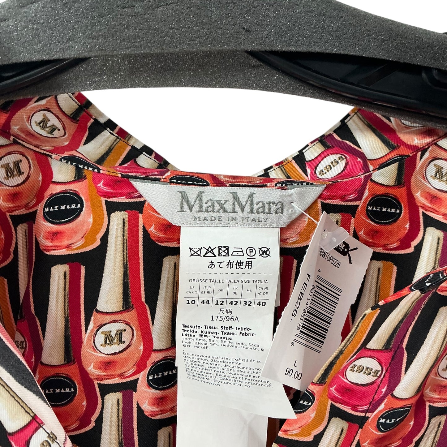 Max Mara MULTICOLOUR 'Taro' Silk Shirt