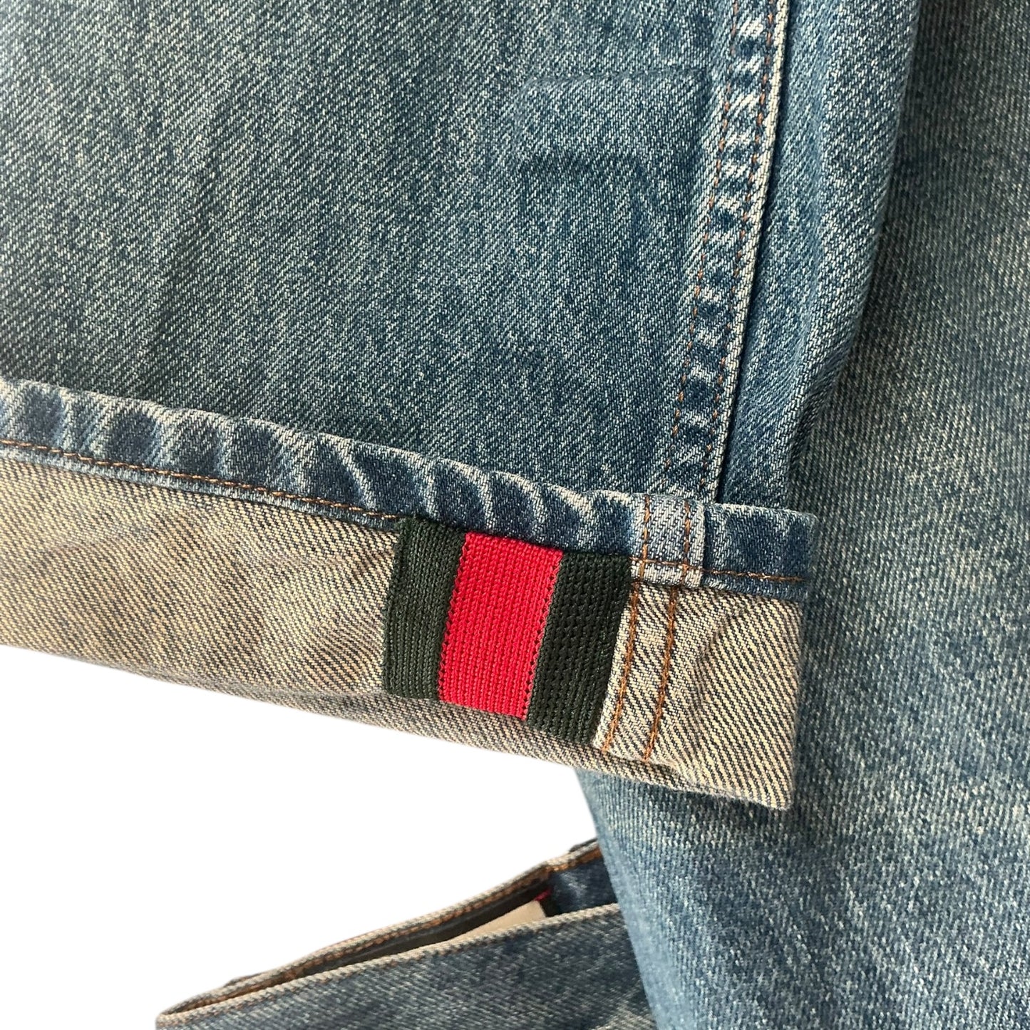 Gucci Slim Mens Tapered Blue Jeans
