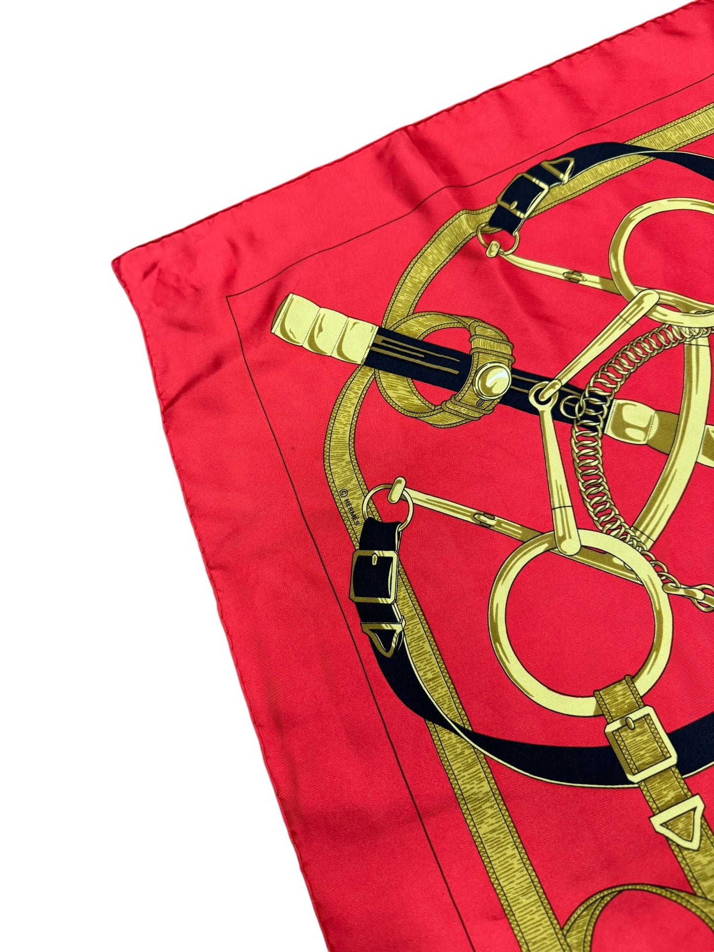 Hermés Eperon d’Or Silk Scarf